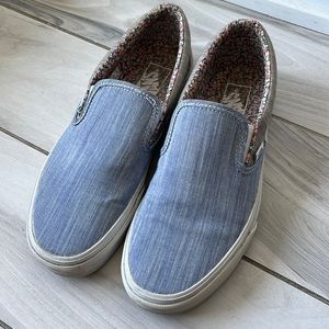 2 tone slip on Vans